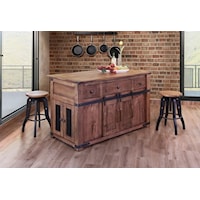 3 Drawer Kitchen Island