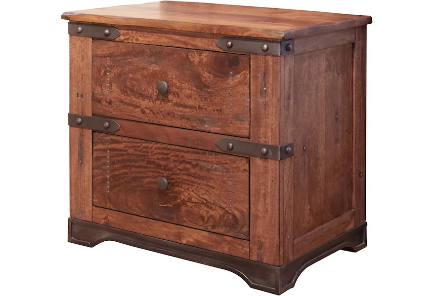 Parota 2 Drawer Nightstand by International Furniture Direct at Sparks HomeStore