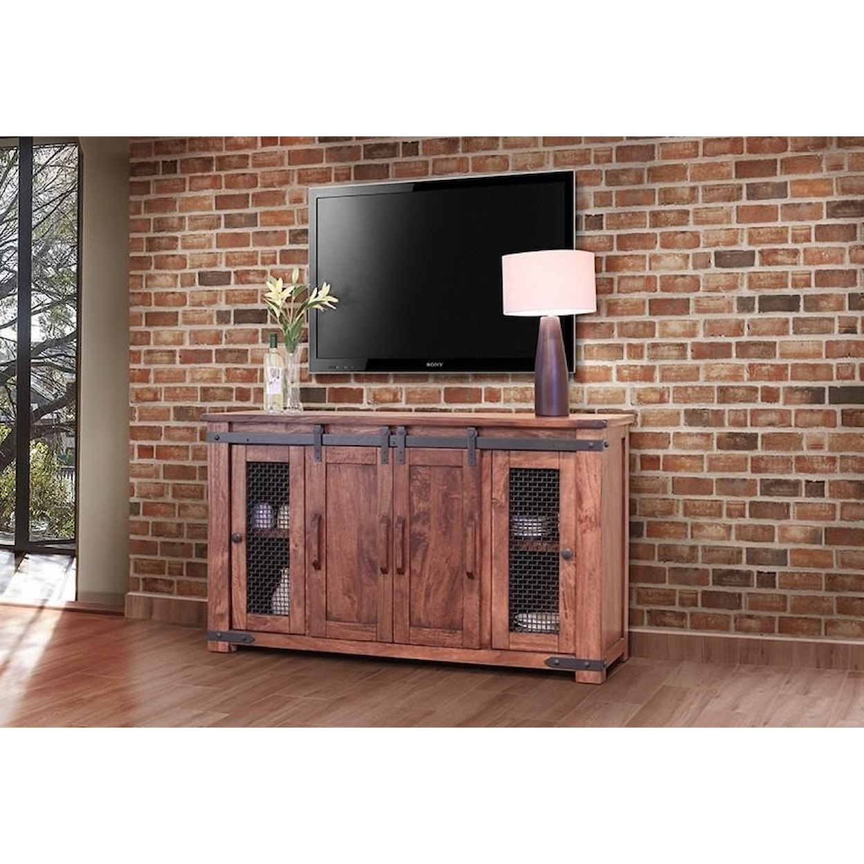 International Furniture Direct Parota 60" TV Stand