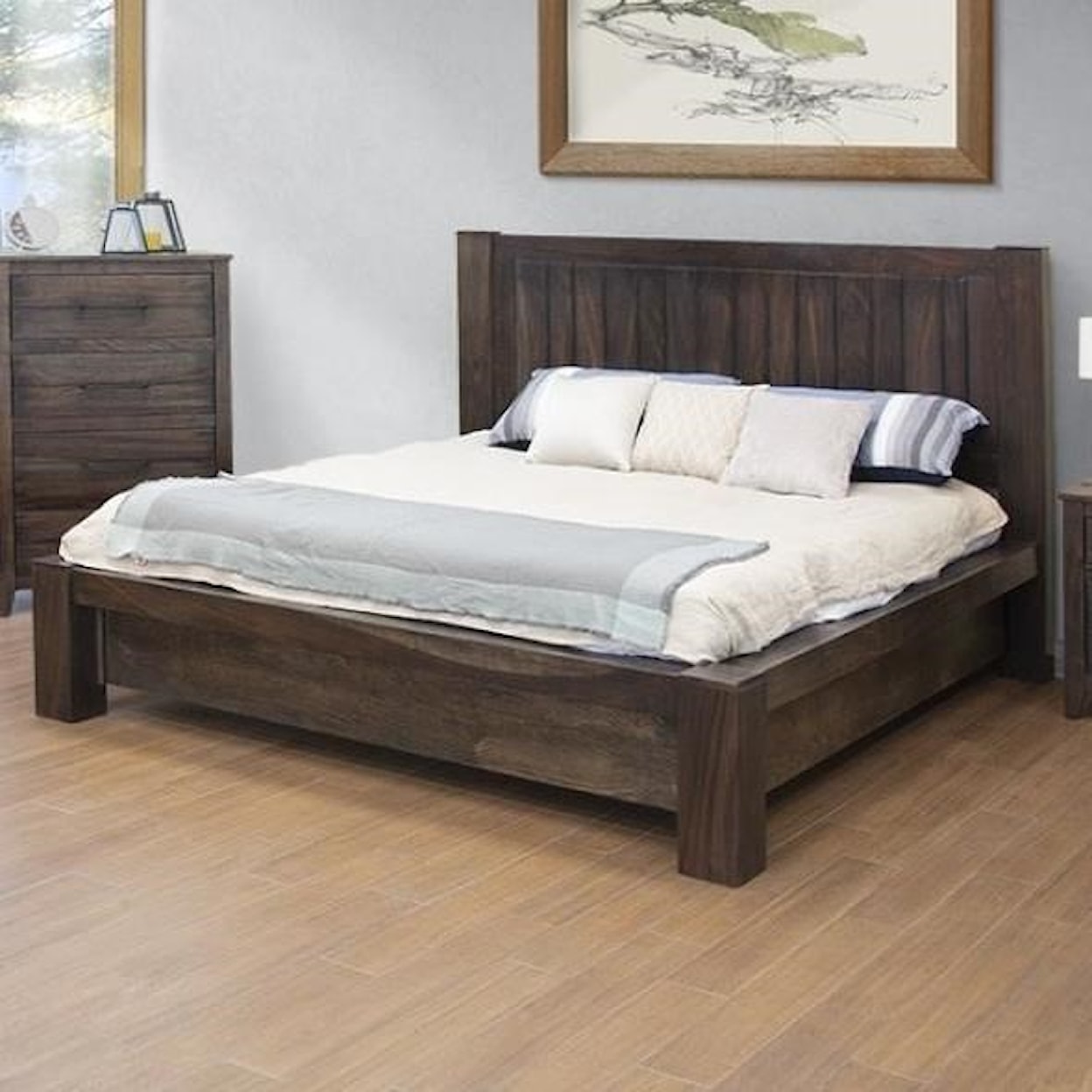 IFD International Furniture Direct San Luis Queen Platform Bed