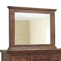 Mirror with Distressed Frame