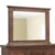 International Furniture Direct Terra White Dining Mirror with Distressed Frame