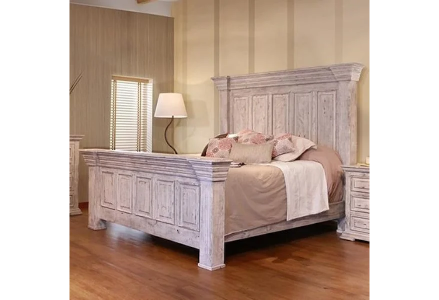 Terra White Dining California King Panel Bed by VFM Signature at Virginia Furniture Market