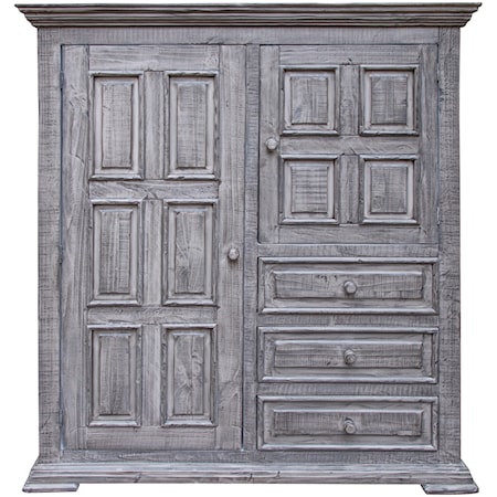 Gentleman's Chest with 2 Doors and 3 Drawers