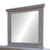 International Furniture Direct Terra White Dining Mirror with Distressed Frame
