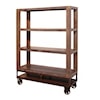 International Furniture Direct Urban Gold 55 Inch Bookcase