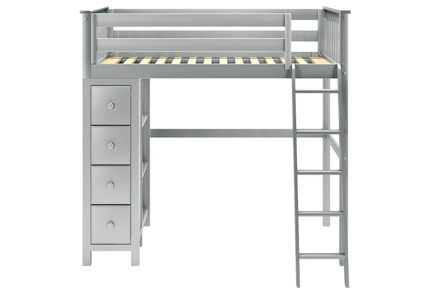 All-In-Ones Edinburgh Twin All in One in Grey by Jackpot Kids at Belfort Furniture