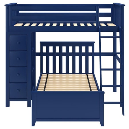 Edinburgh 1 Twin All in One in Blue