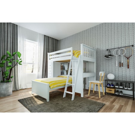 Kensington 1 Twin All in One in White