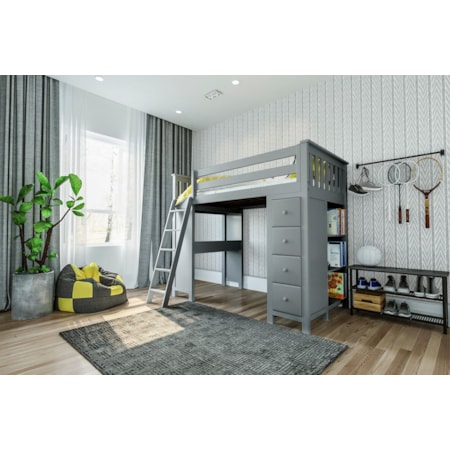 Kensington Twin All in One in Grey