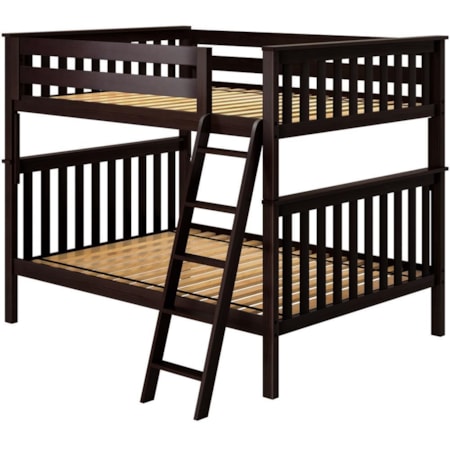 Cambridge 1 Full/Full Bunk Bed in Espresso