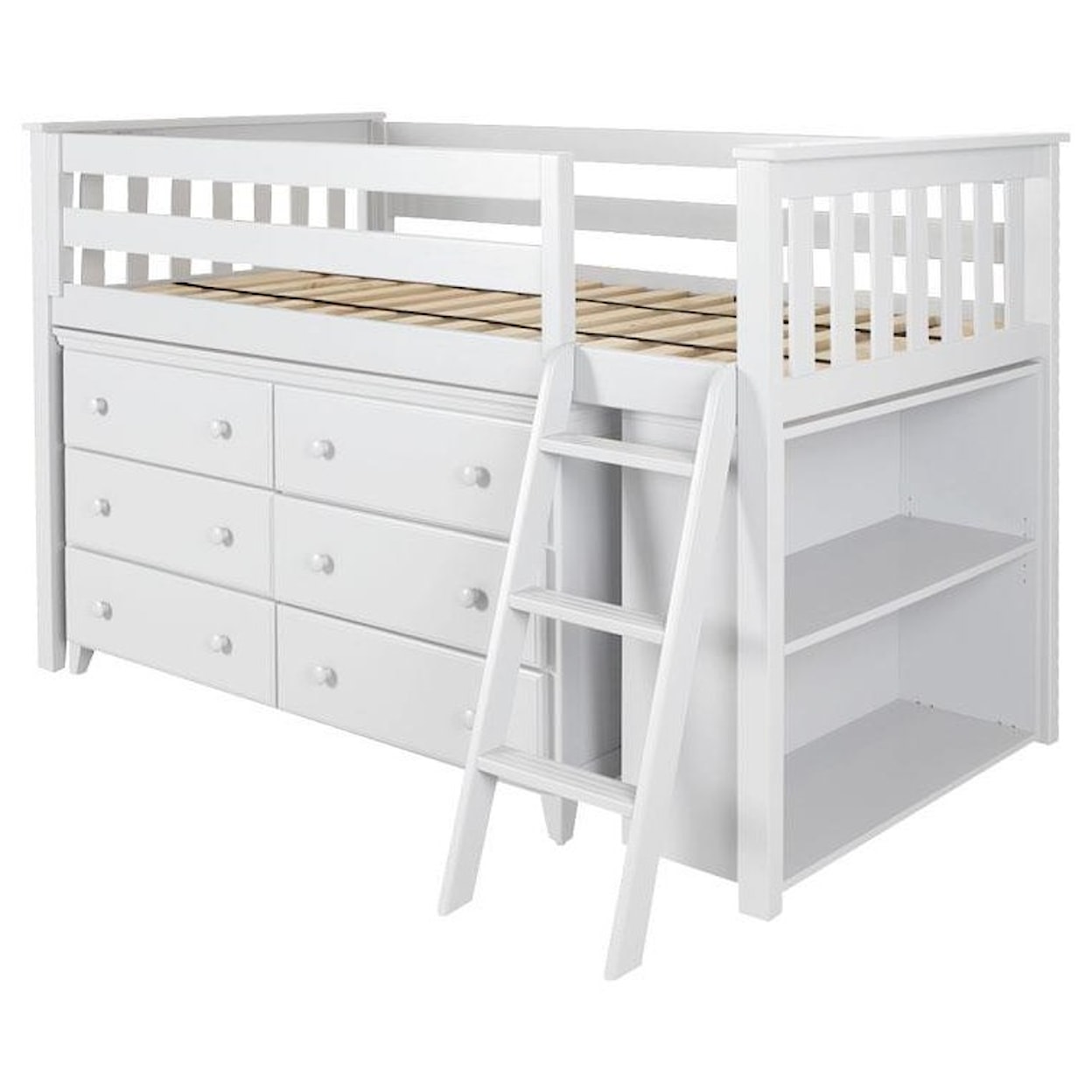 Jackpot Kids Loft Beds Windsor Youth Low Loft Bed