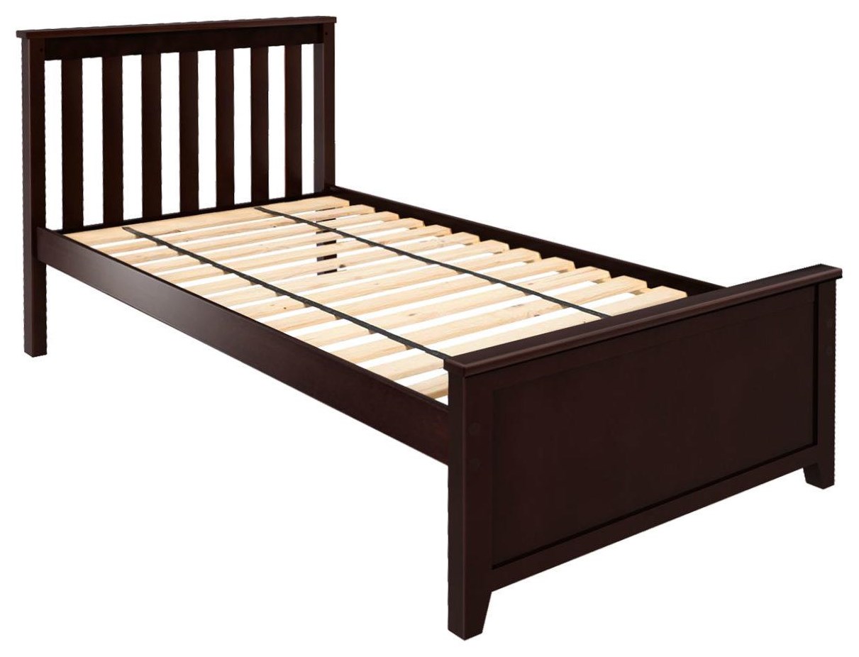 Jackpot Kids Single Beds Youth Twin Bed in Espresso