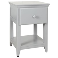 Youth 1 Drawer Nightstand in Grey