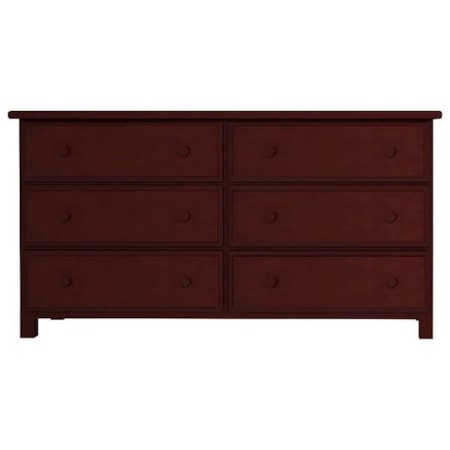 Youth 6 Drawer Dresser in Espresso