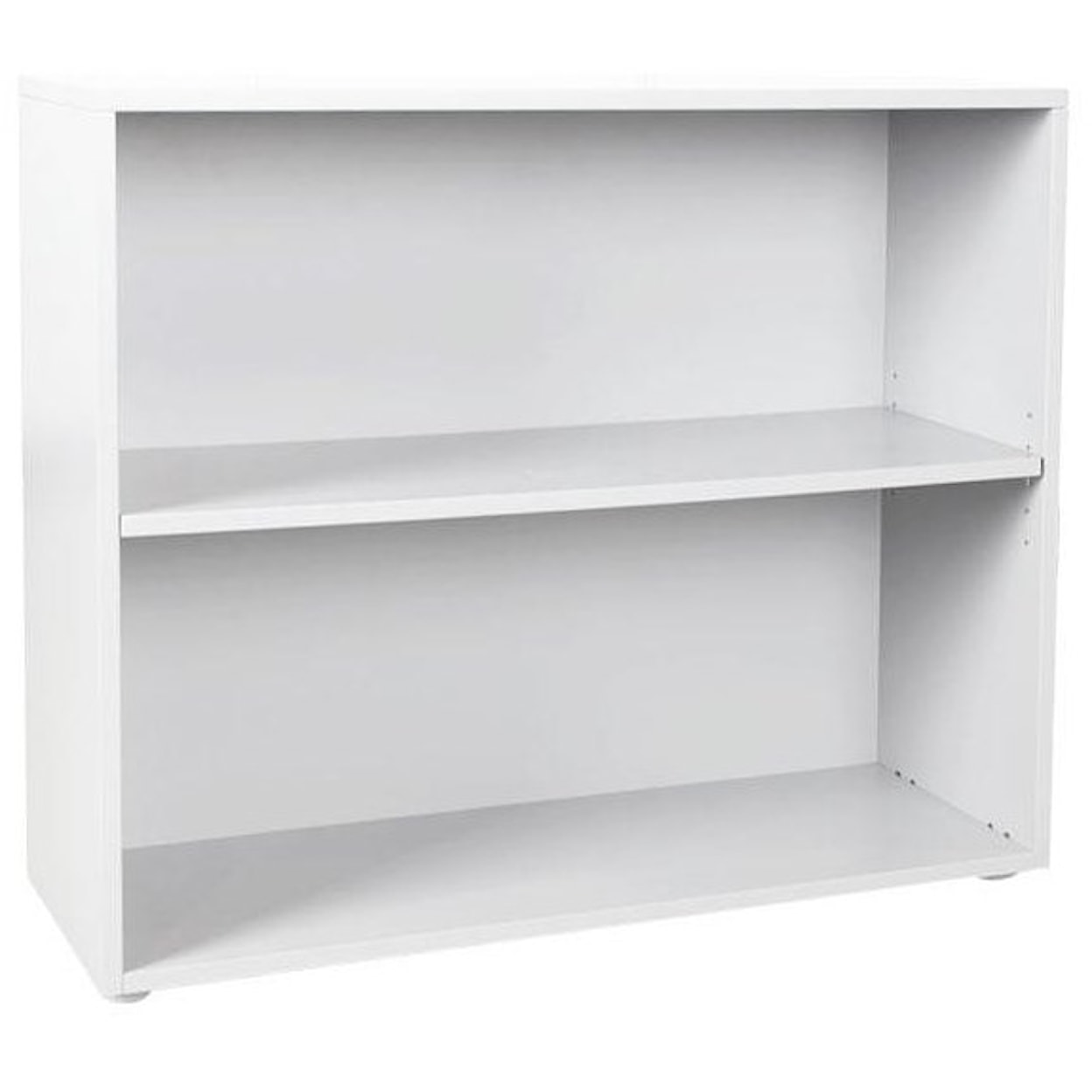 Jackpot Kids Storage Solutions Youth 2 Shelf Bookcase in White