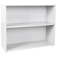 Youth 2 Shelf Bookcase in White