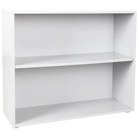 Youth 2 Shelf Bookcase in White