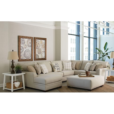 3-PIECE SECTIONAL W/ LEFT CHAISE