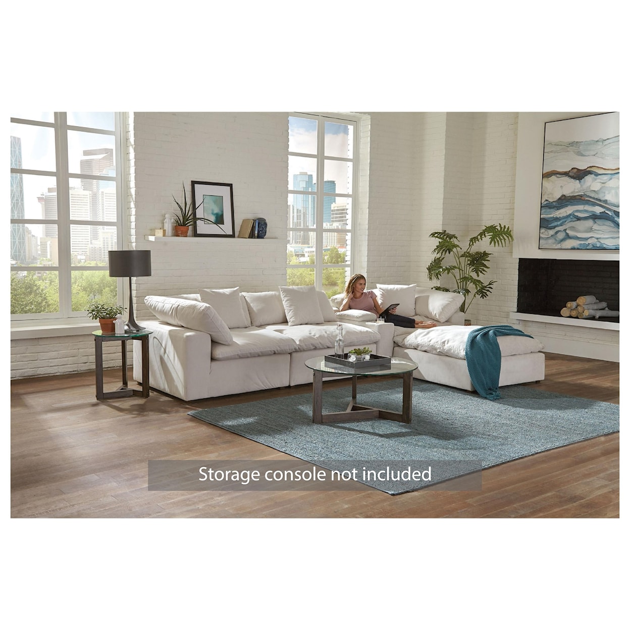 Jackson Furniture 4445 Posh 4pc modular sectional