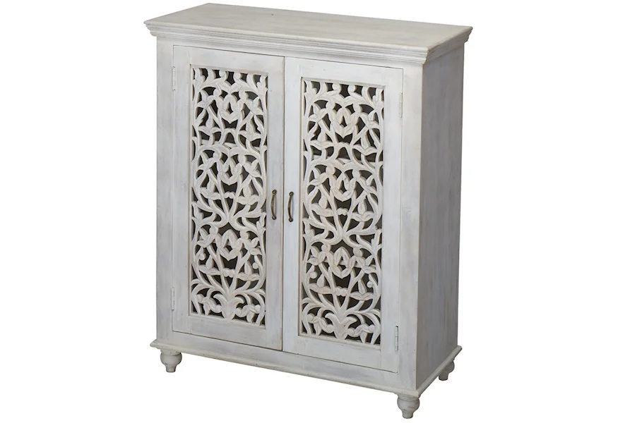 ARTISANAL ALCHEMY COLLECTION 2 Door Cabinet by India Imports at Reeds Furniture