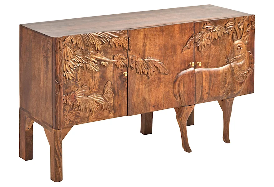 Dynamic Silhouettes Cervidae Credenza by India Imports at Reeds Furniture