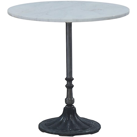 Round Marble Topped Table