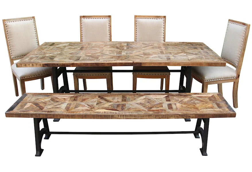 Unwin 6 PC Dining Room Set by Jaipur Furniture at Sam Levitz Furniture