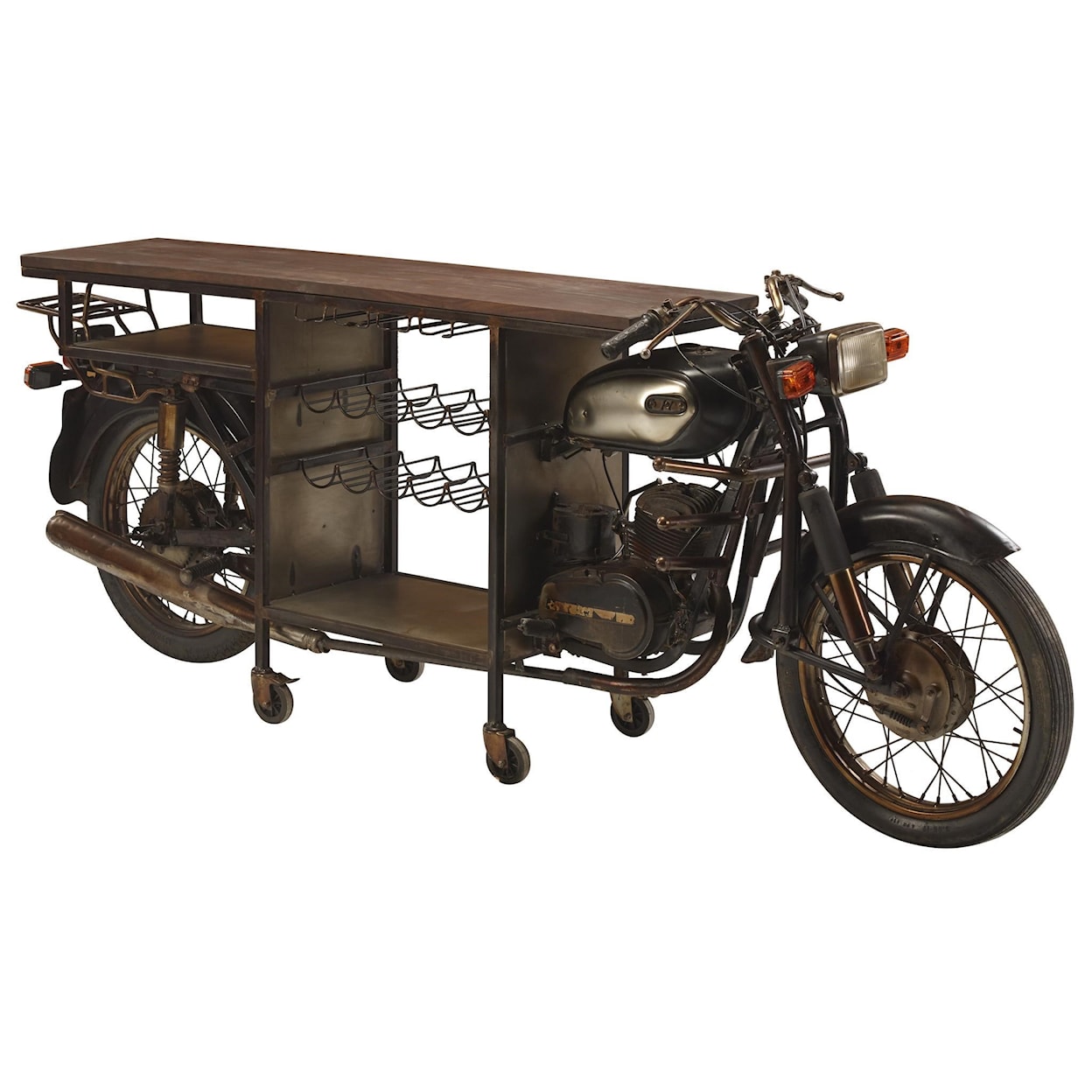 India Imports WOW COLLECTION Two Wheeler Bar