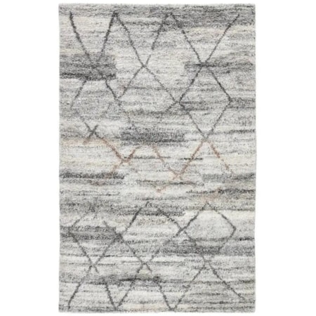 Kasbah Blanc/Gray 5x8