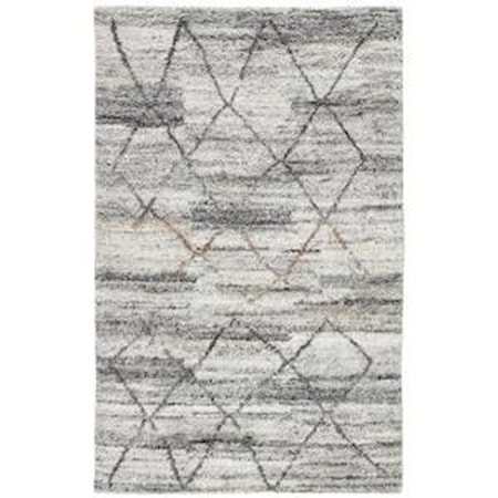 Kasbah Blanc/Gray 5x8