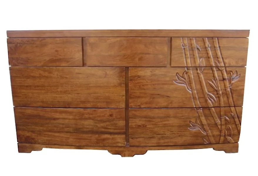 Foliage 7 Drawer Dresser by Jamieson Import Services, Inc. at HomeWorld Furniture