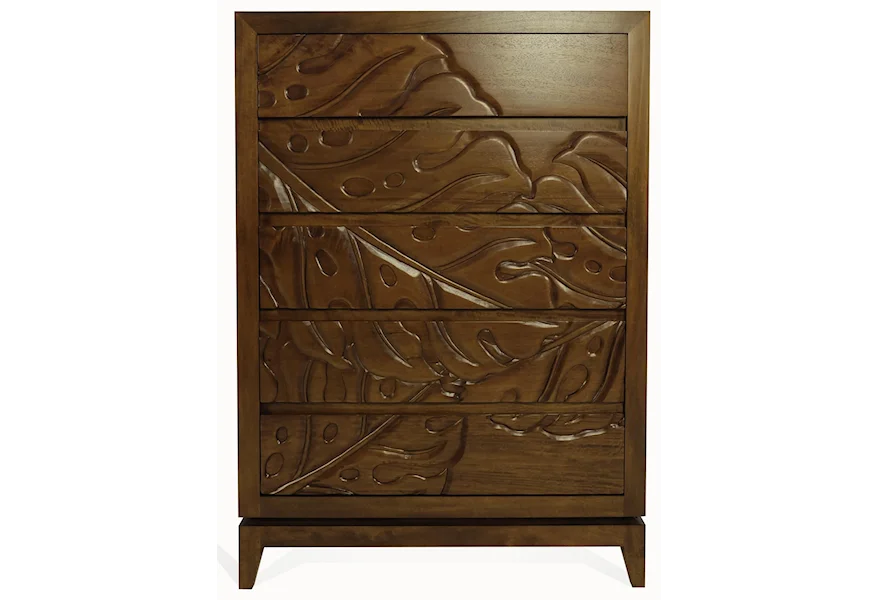 Monstera 5 Drawer Chest by Jamieson Import Services, Inc. at HomeWorld Furniture