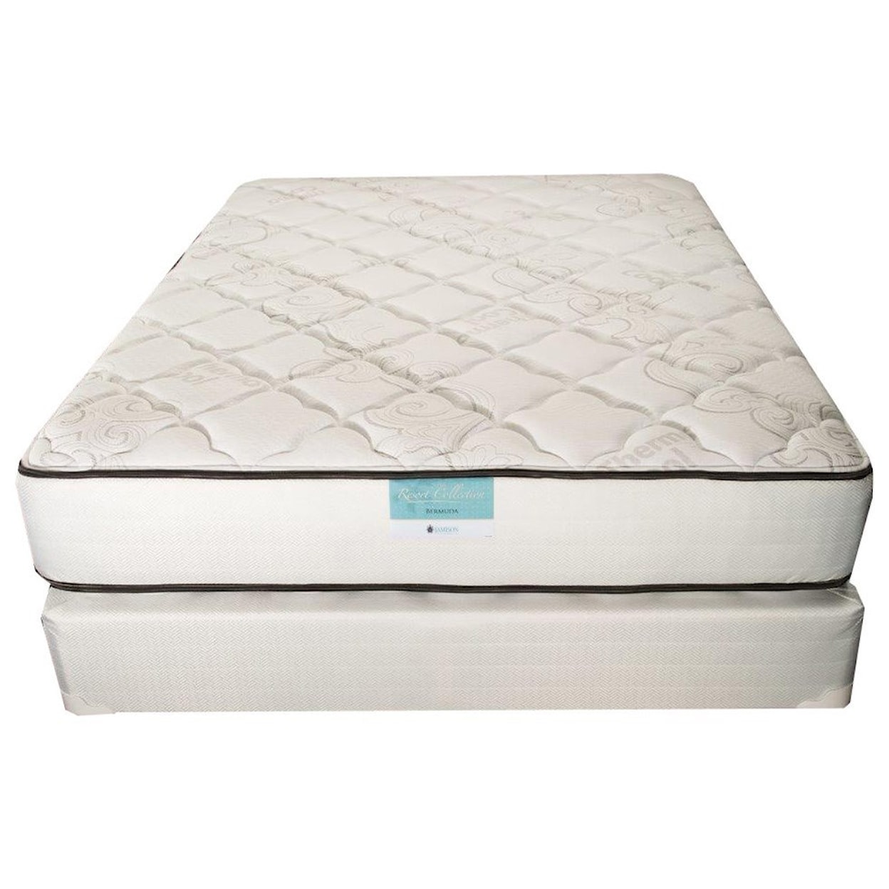 Jamison Bedding Marbella Plush Queen Two Sided Low Profile Set