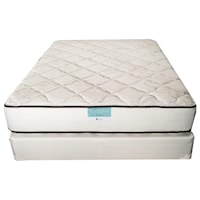 Queen Luxury Plush Two Sided Mattress and 5" Low Profile Foundation