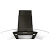 Jenn-Air Venting Hoods 30" Concave Glass Wall Mount Range Hood