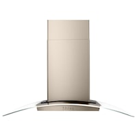 30" Modern Glass Wall Mount Range Hood