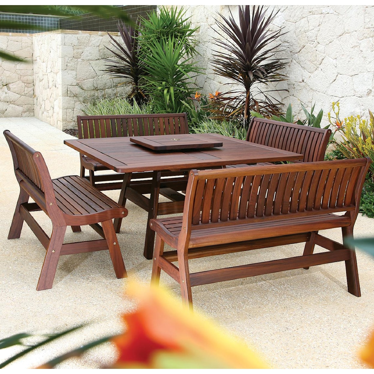 Jensen Leisure Beechworth 5 Piece Outdoor Dining Set