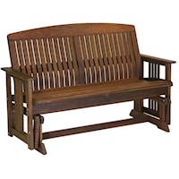 Wood Bench Glider