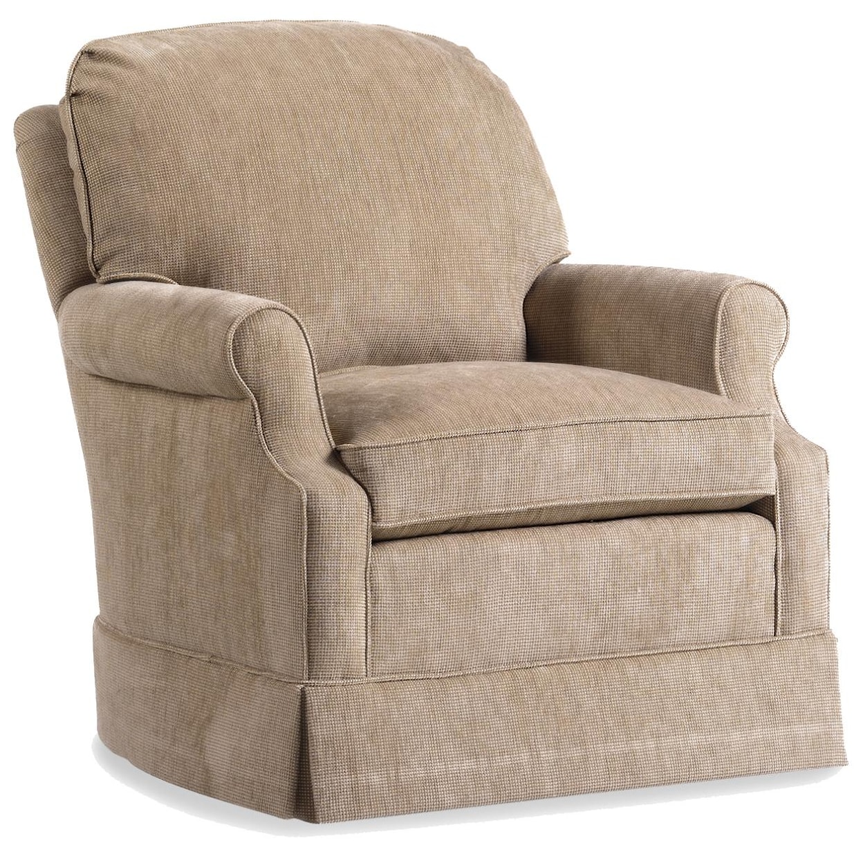 Jessica Charles Fine Upholstered Accents Ashley Swivel Rocker   