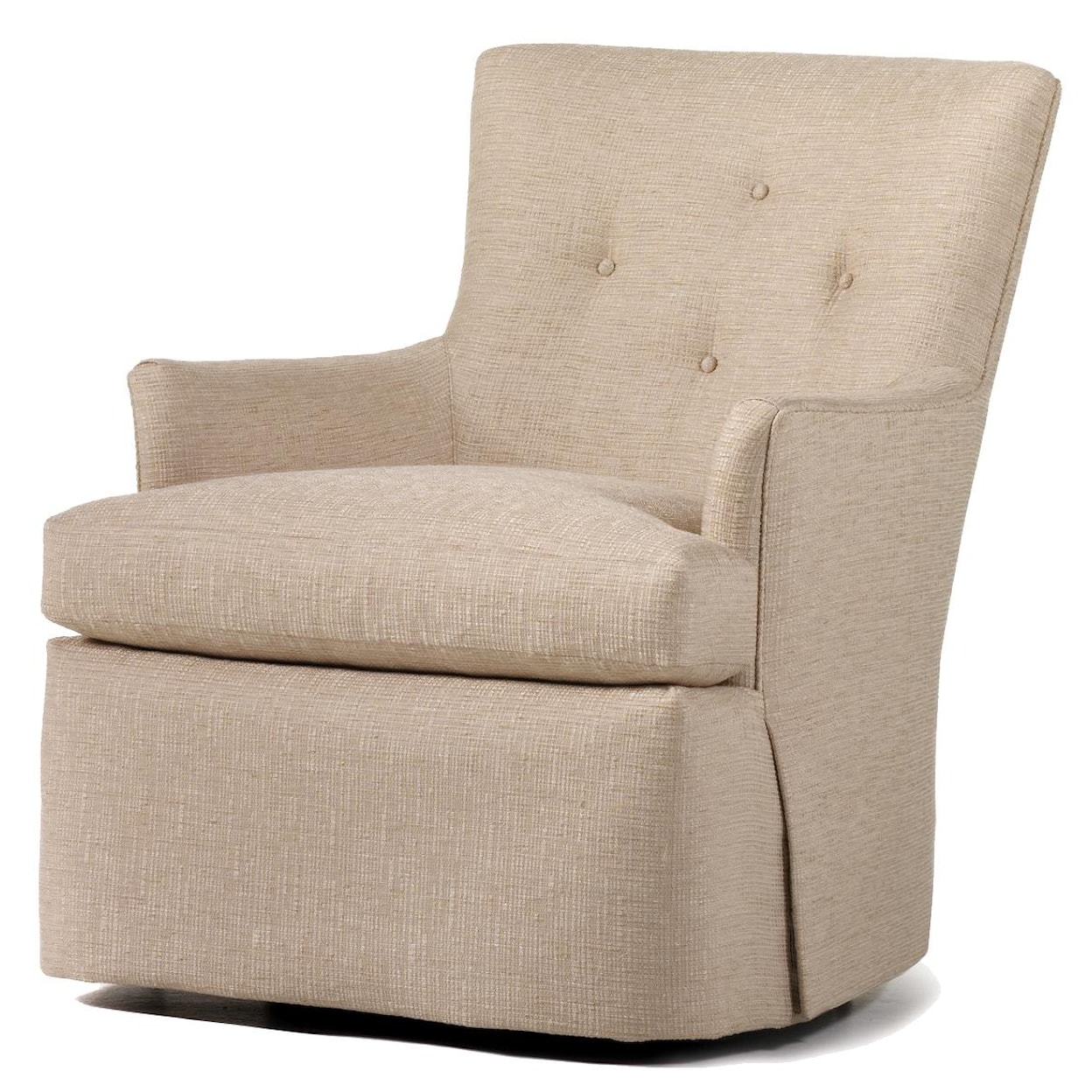 Jessica Charles Fine Upholstered Accents Beverly Swivel Rocker   