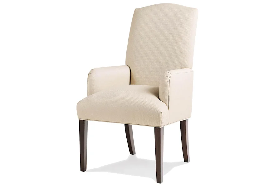Fine Upholstered Accents Petra Arm Chair    by Jessica Charles at Malouf Furniture Co.