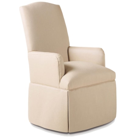 Petra Skirted Arm Chair