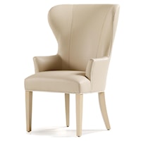 Garbo Wingback Dining Arm Chair   