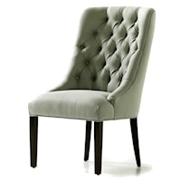 Lauren Dining Side Chair with Tufted Back