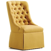 Lauren Dining Side Chair with Tufted Back