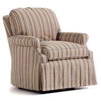 Trisha Upholstered Swivel Rocker   