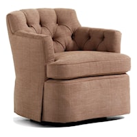 Darla Upholstered Swivel Rocker   