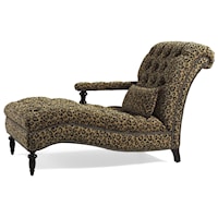 Charlesworth Left Arm Facing Chaise with Tufted Button Accents