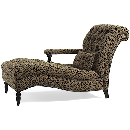 Charlesworth Left Arm Facing Chaise with Tufted Button Accents